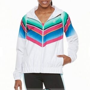 Fila Hooded Windbreaker Rain Jacket